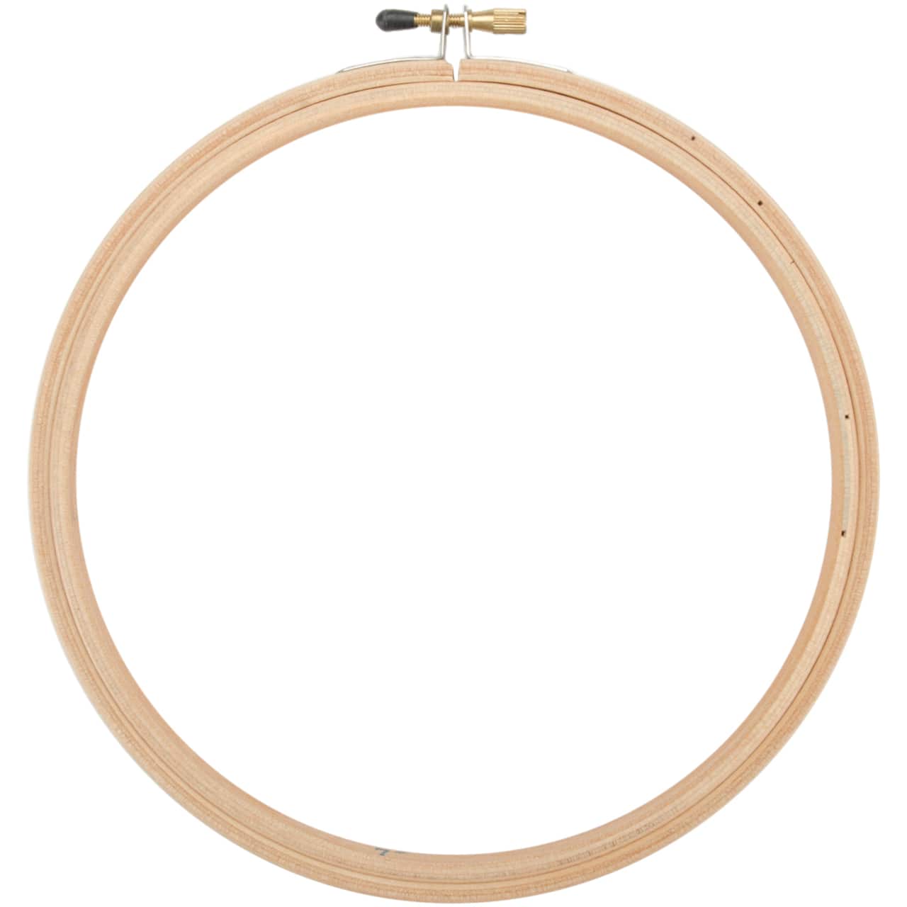 Frank A. Edmunds Natural Wood Embroidery Hoop with Round Edge